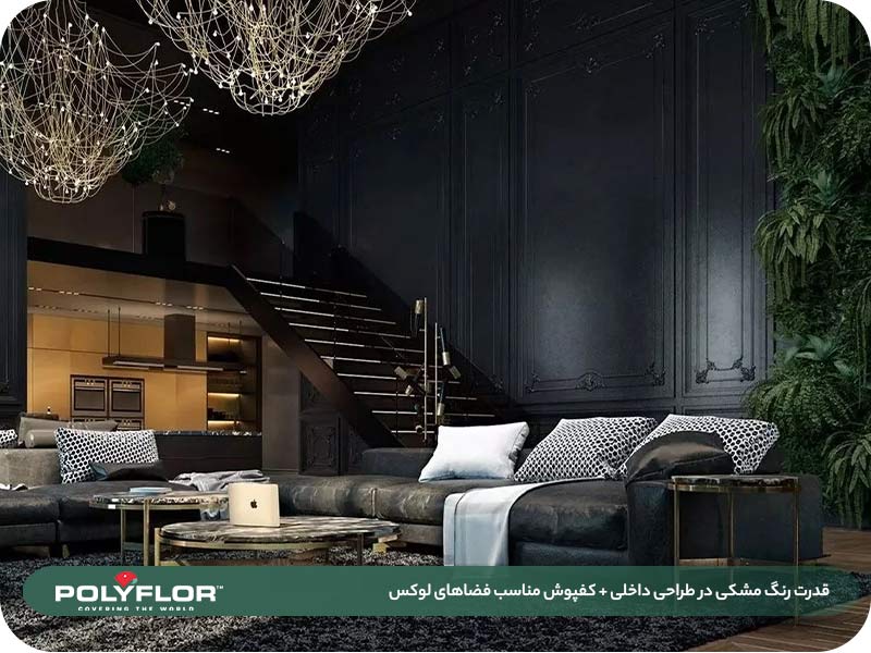 قدرت رنگ مشکی در طراحی داخلی