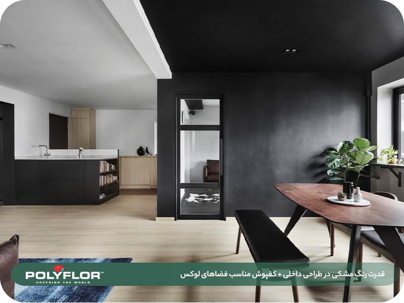 قدرت رنگ مشکی در طراحی داخلی