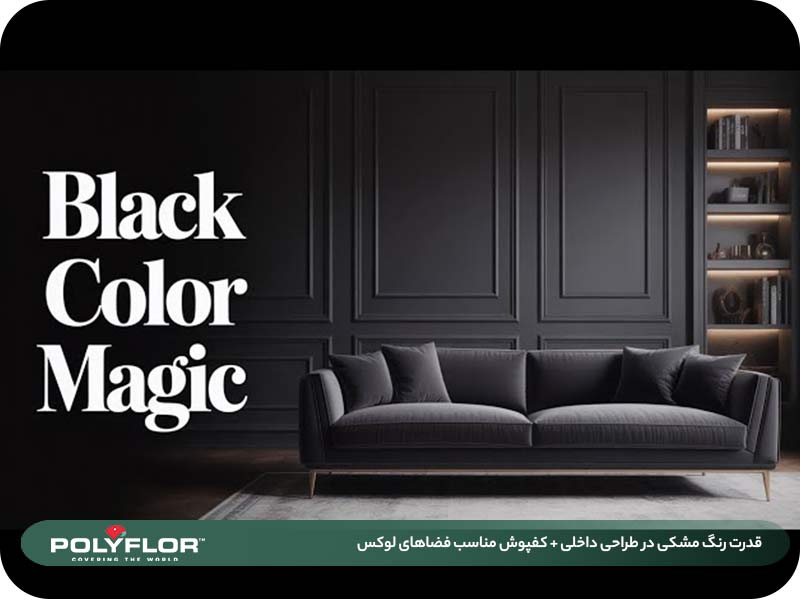 قدرت رنگ مشکی در طراحی داخلی