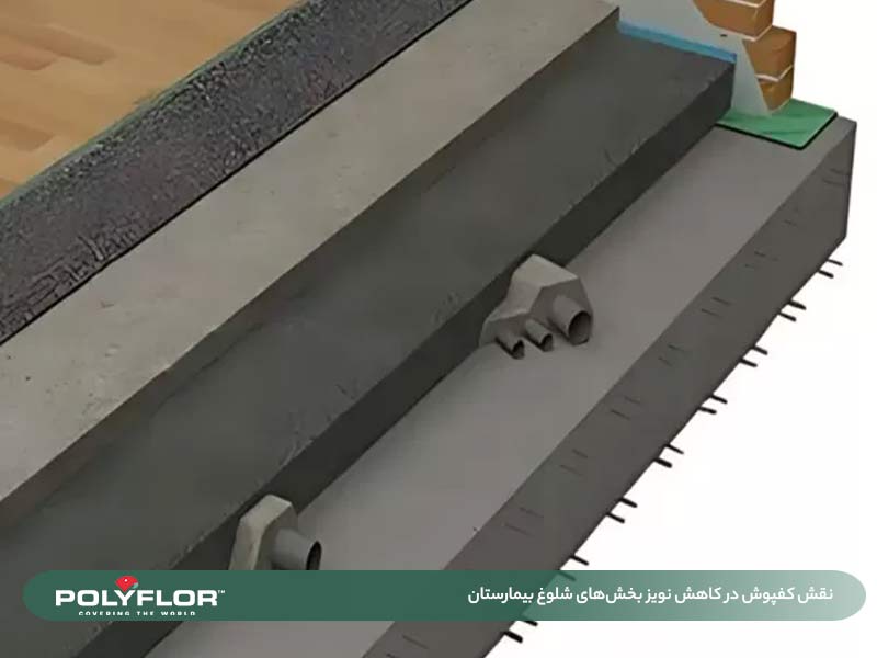 نقش کفپوش در کاهش نویز بخش‌ها شلوغ بیمارستان