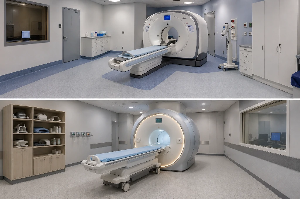 کفپوش بخش رادیولوژی، تصویربرداری و MRI