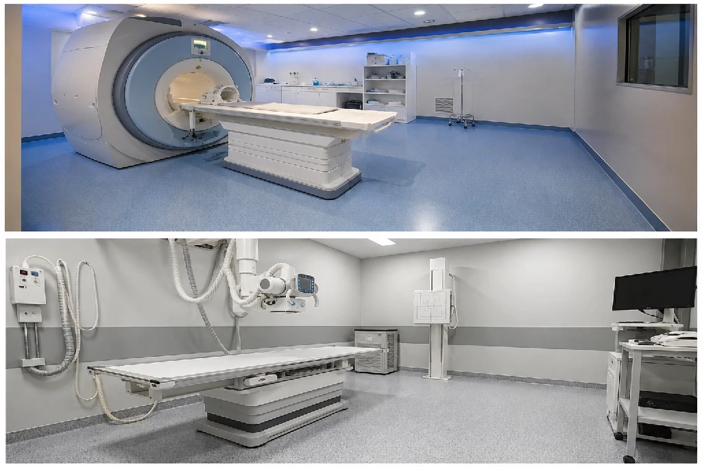 کفپوش بخش رادیولوژی، تصویربرداری و MRI